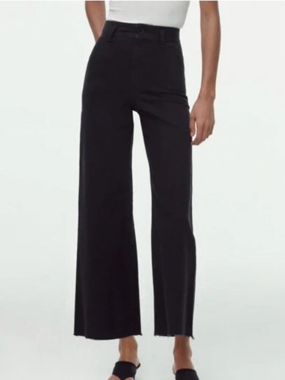 Zara High-Waisted ZW Marine Straight Jeans